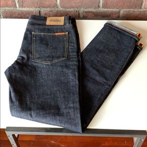 Superdry Dry Skinny RAW Denim Jeans Sz 32x32
